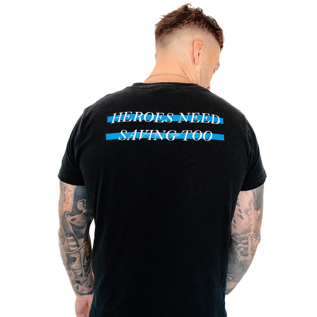 Stigma-Breaking Unisex Tee - Blue Line