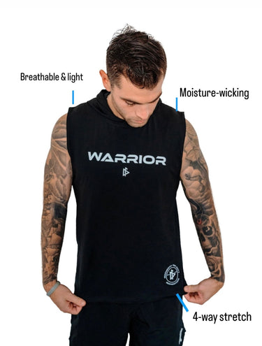 Warrior Sleeveless Hoodie - DeemedFit