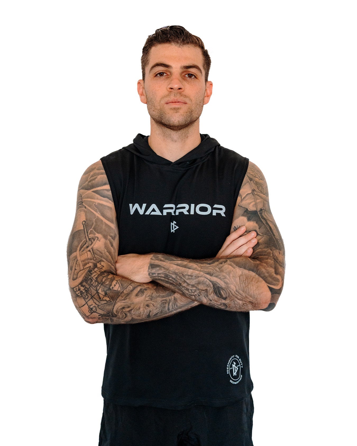 Warrior Sleeveless Hoodie - DeemedFit