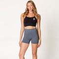 Women's Luxe Seamless Shorts - Gray