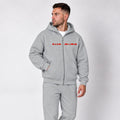 Heavyweight Zip-Up Stigma-Breaking Hoodie - Red Line